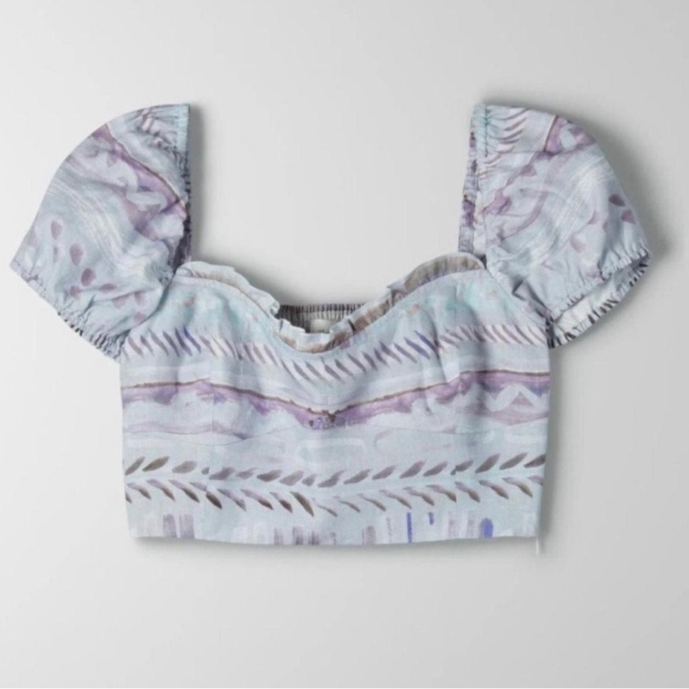 Aritzia Wilfred Wanderer Linen Blouse